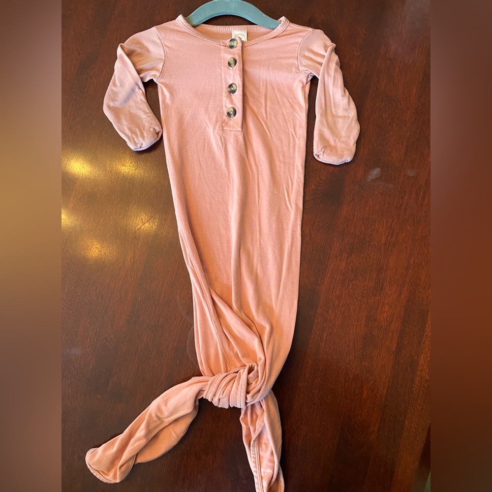 Lou Lou and Company ABBY KNOTTED GOWN | Newborn